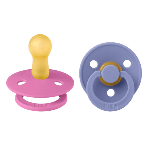 BIBS Colour 2 Pack Rond - BubblegumPeri 0-6 mois
