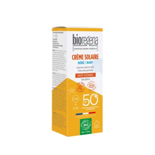 CRÈME SOLAIRE BIOREGENA SPÉCIAL BÉBÉ SPF 50+