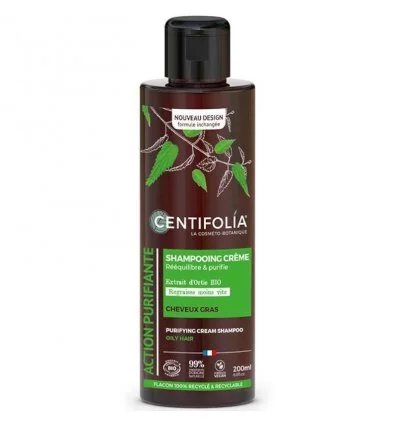 Shampoing Crème Purifiant Cheveux Gras Bio 200 ML