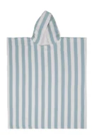 Larisa and Pumpkin PONCHO PISCINEPLAGE RAYE BLEU 2-5ans