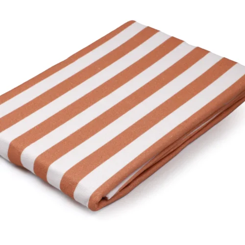 Larisa et Citrouille SERVIETTE DE BAIN/PLAGE RAYE TERRACOTA 2-5ans