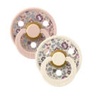 BIBS Lot de 2 Tétines Rubber x Liberty Eloise Blush Mix - 618 Mois