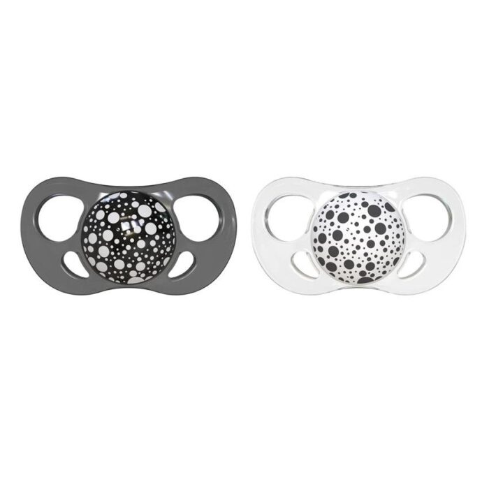 TWISTSHAKE 2x sucettes Pacifier 6+ m Blanc Noir