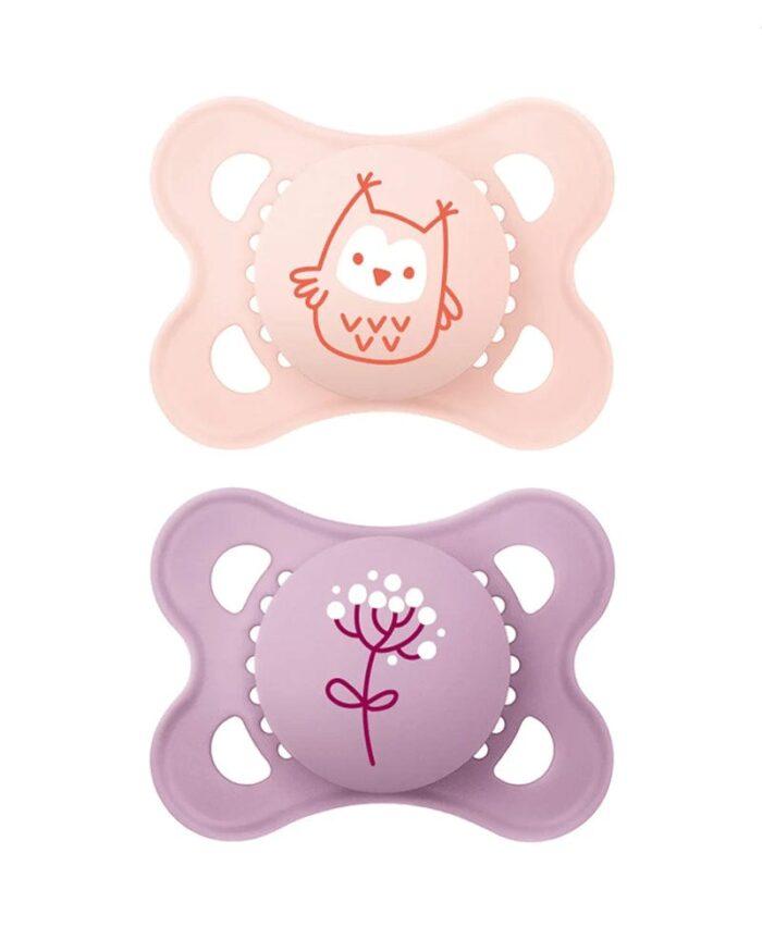 MAM Lot de 2 Sucettes Original 2-6 mois - Fille