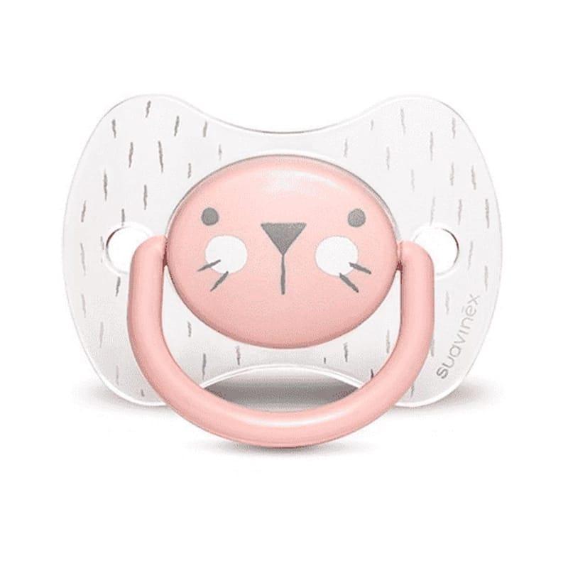 Suavinex Sucette Premium Silicone 6-18m Rose Suavinex Sucette Premium Silicone 6-18m Rose