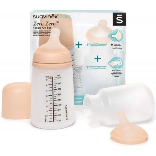 SUAVINEX KIT NAISSANCE BÉBÉ ZÉRO.ZÉRO DÉBIT MOYEN 270ml