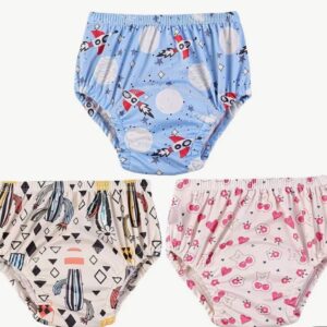 3 Couche d'apprentissage lavables taille L cœur
