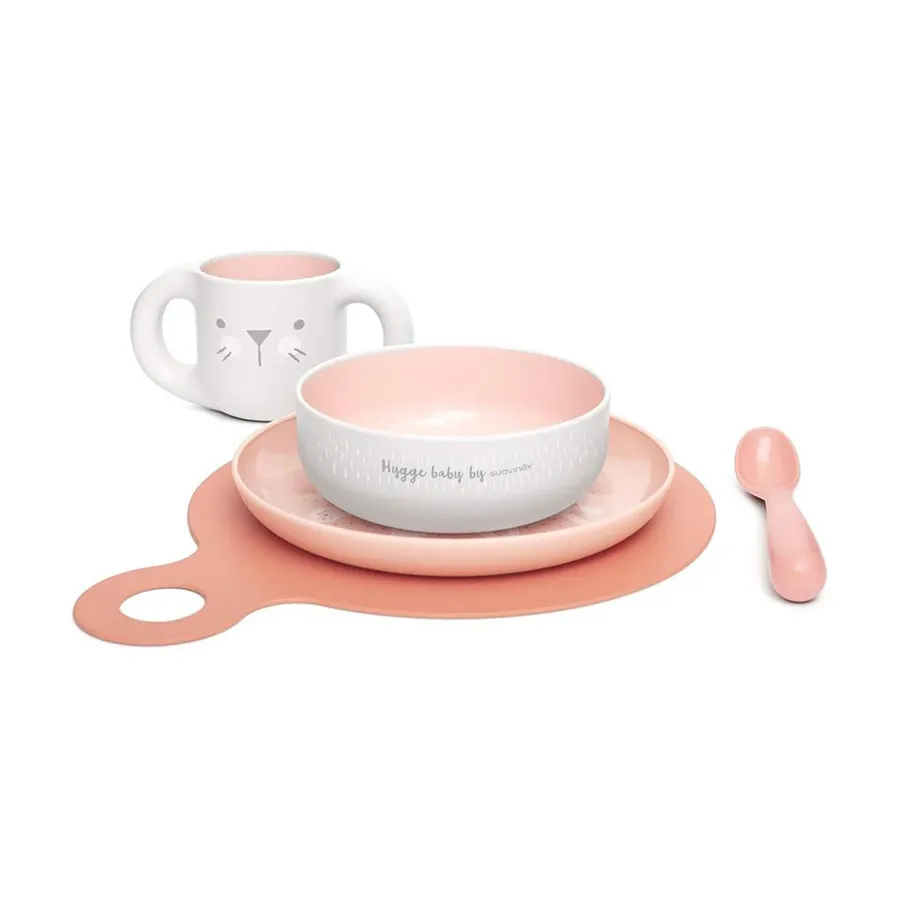 Suavinex Coffret repas bébé Hygge Baby FILLE +6 mois Suavinex Coffret repas bébé Hygge Baby FILLE +6 mois