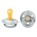 Bibs Lot de 2 Tétines Tie & Dye- Gris Ivoire 6-18 mois