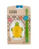 Flipper Brosse à dents enfants avec couvercle Tortue