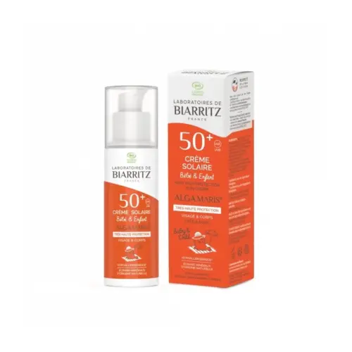 Biarritz Crème solaire Bébé & Enfant SPF 50+ 100ML