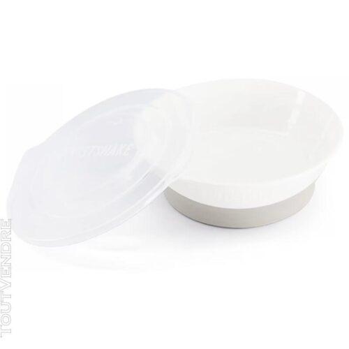 Twistshake - Bol avec Couvercle Twistshake -blanc
