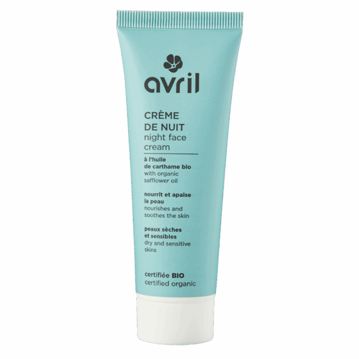 AVRIL CRÈME DE NUIT PEAUX SÈCHES & SENSIBLES 50 ML - CERTIFIÉE BIO