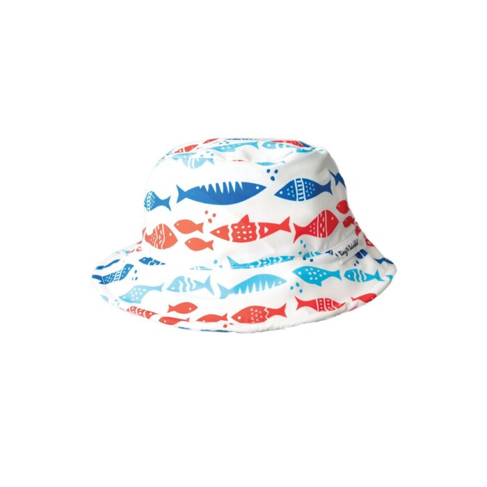 TINY TWINKLE SUN CHAPEAU TRIBAL FISH 2T-4T ( LARGE ) UPF 50 +