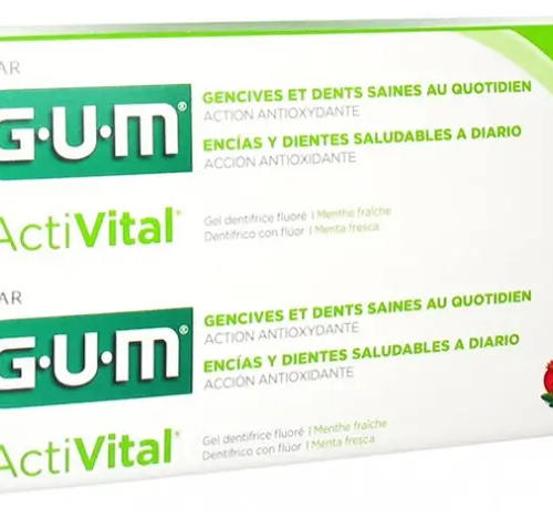 Gum Activital Duo Pack Dentifrice Gel 2X75Ml