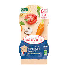 Babybio 2 Bols pâtes à la napolitaine 2 x 200g - dès 8 mois
