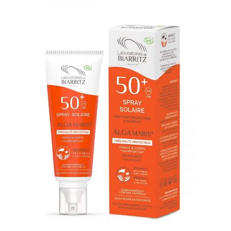 BIARRITZ ALGAMARIS - SPRAY SOLAIRE FAMILIALE SPF50+ 100ML +6 mois7