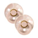Bibs Lot de 2 Tétines Tie & Dye - Blush Ivoire 0-6 mois