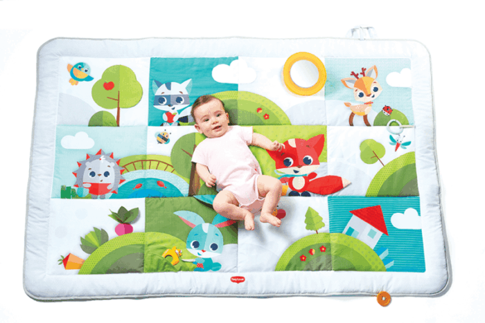 Tapis d'Eveil Géant Pour Bébé, Dès la naissance Collection dans la prairie