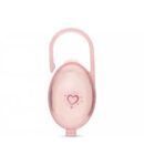 Kiokids Étui De Protection Sucettes Coeurs Rose