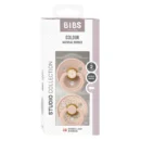 Bibs 2 Sucette Liberty Latex Rond Duo Eloise Sage 6-18M