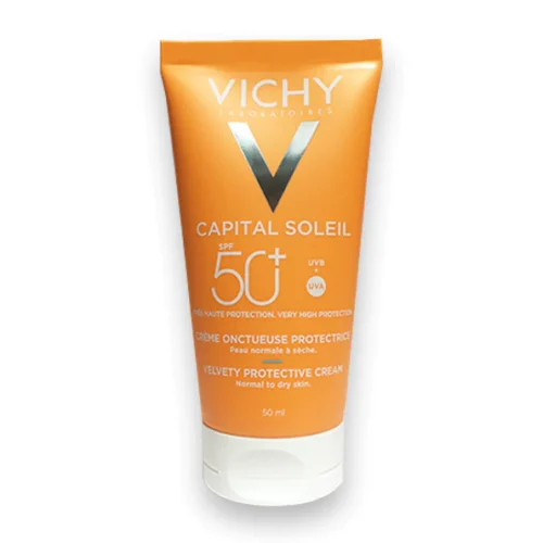 VICHY CAPITAL SOLEIL CREME ONCTUEUSE PEAU NORMALE A SECEHE SPF 50+ -50ML