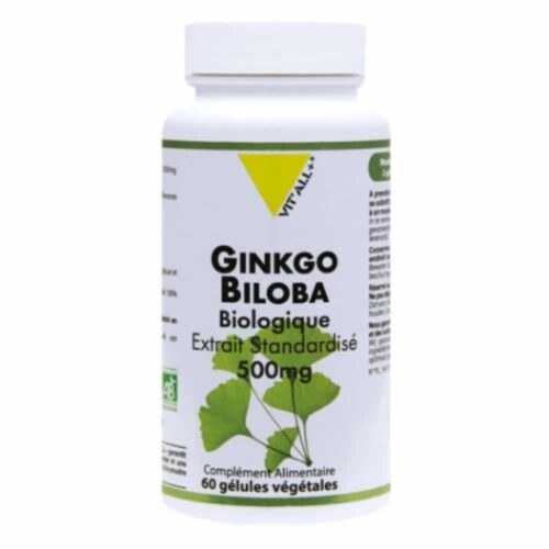 VitaLL+ Ginkgo Biloba Bio - 60 gélules