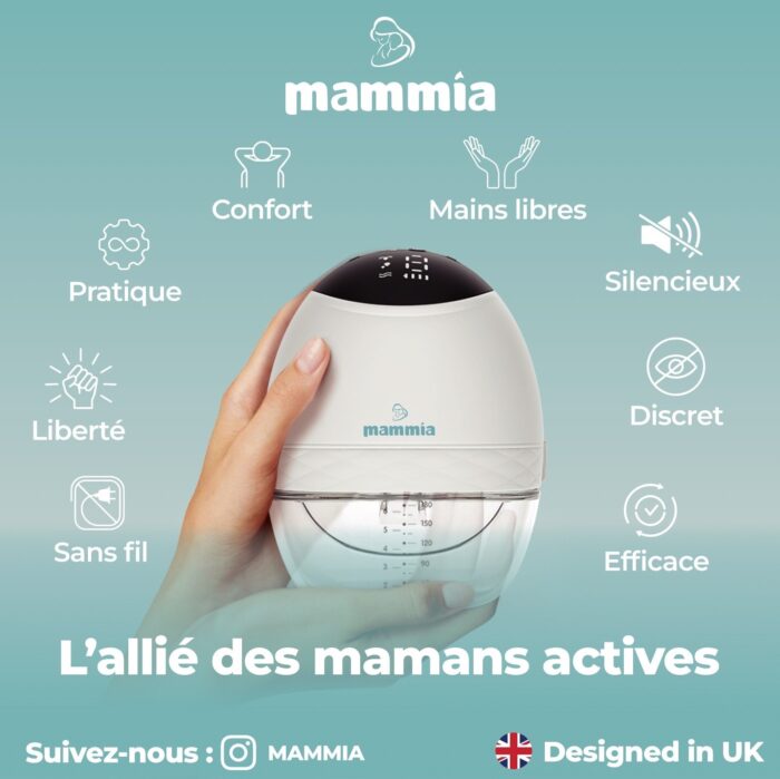 Tire lait main libre 4 modes MAMMIA