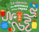 Tourbillon Mon livre sonore à caresser - Le chemin des animaux et leur repas