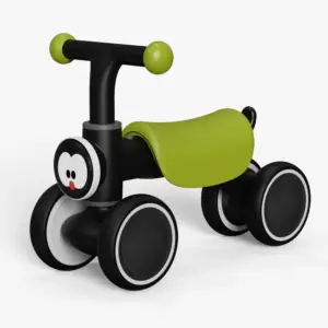 Lebei Vélo d’Équilibre pour Enfants Noir