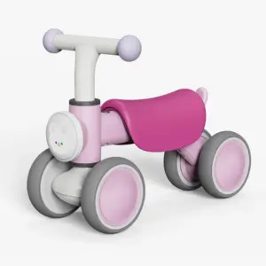 Lebei Vélo d’Équilibre pour Enfants Rose
