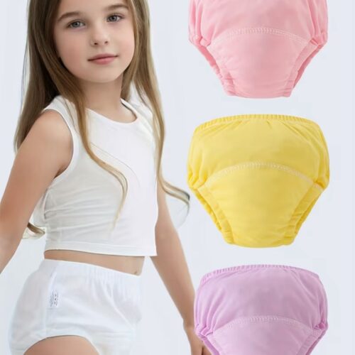 3 Couche d'apprentissage lavables taille L fille