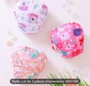 3 Couche d'apprentissage lavables 0-3ans fille