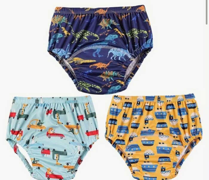 3 Couche d'apprentissage lavables taille L 8-14kg Véhicules