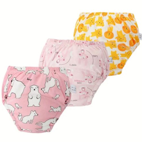 3 Couche d'apprentissage lavables taille M fox fille
