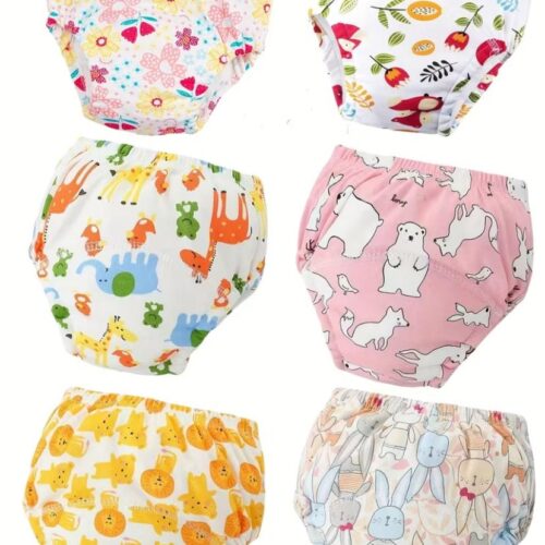 6 Couche d'apprentissage lavables taille L fille