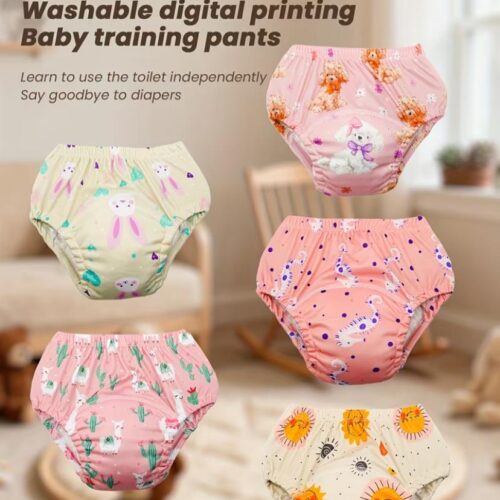 5 Couche d'apprentissage lavables taille L yellow