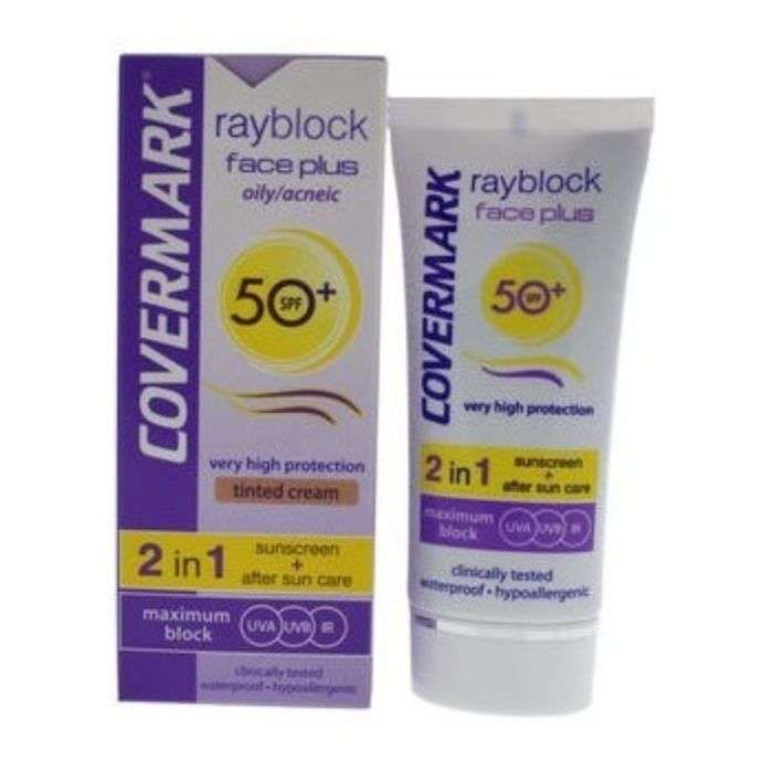 COVERMARK RAYBLOCK FACE PLUS PEAU NORMAL SPF 50 +TEINTE BEIGE CLAIR 50 ML