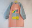 Tablier et bavoir imperméables à manches longues pour enfants Lovely