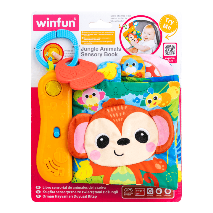 Winfun Livre sensoriel des animaux 3mois Winfun Livre sensoriel des animaux 3mois
