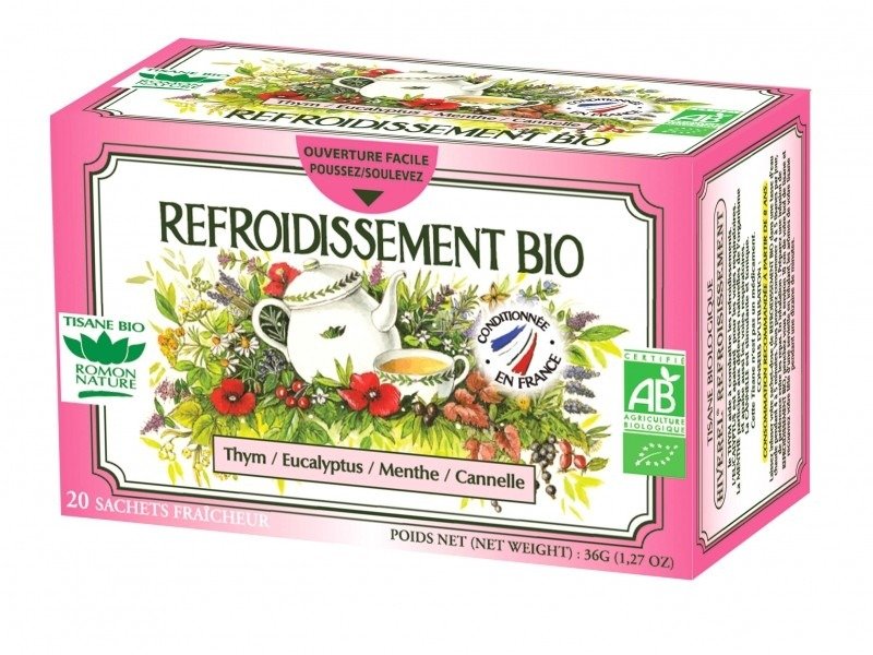 Tisane Refroidissement Bio - 20 sachets - Romon nature BIO