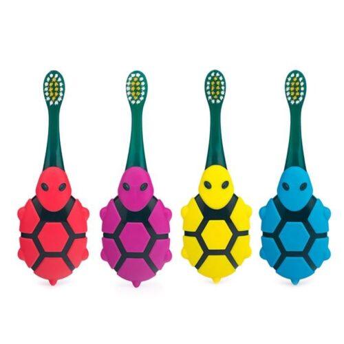 Brosse à dents - ORALEX - Tortue - Enfant - Sans alcool - BLEU 2 ans