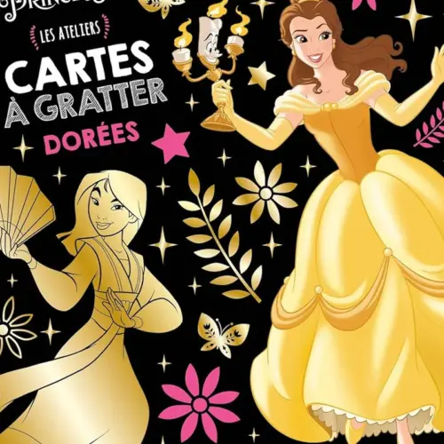 Disney Princesses - Cartes à Gratter Dorées