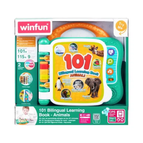 Winfun 101 Bilingual Learning Book – Animals