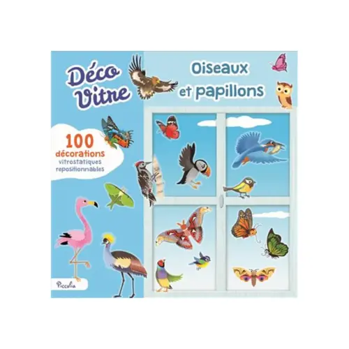 Oiseaux et Papillons – Déco Vitre