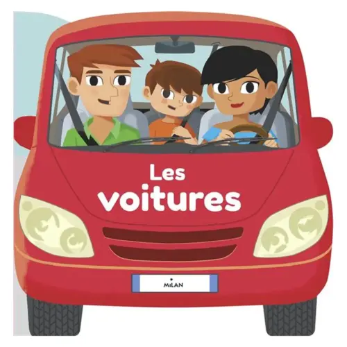 Voitures – Mes livres cartonnés à formes variées