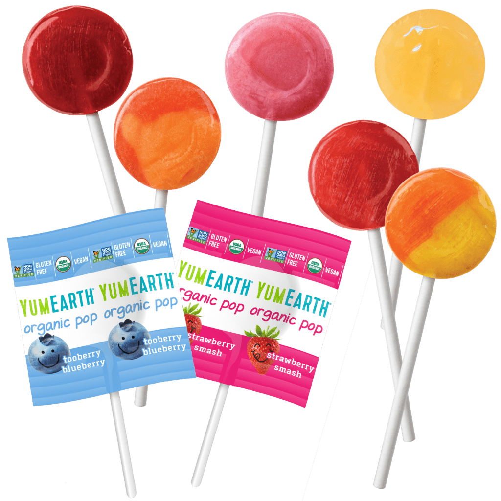 Yum Earth Sucette Unité sans Gluten Fraise