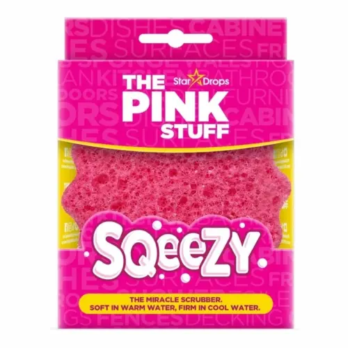 The Pink Stuff – Eponge Double Face Scrub Squeezy Pink