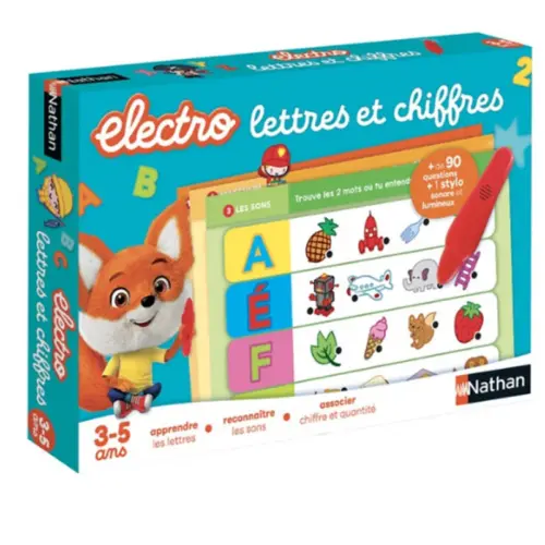 Nathan Electro lettres et chiffres 3-5ans