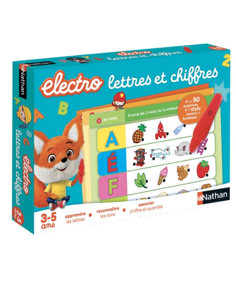 Nathan Electro lettres et chiffres 3-5ans